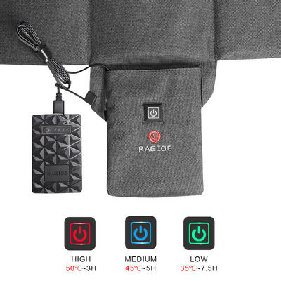 USB قابل شارژ مجدد آبپاش صندلی گرم 5V پوشه صندلی گرم اتومبیل همراه با 3 تنظیم درجه حرارت