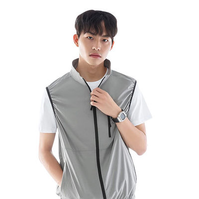FCC Unisex Fan Cooling Vest جلیقه یخی ژاکت خنک کننده تهویه مطبوع