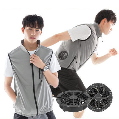 FCC Unisex Fan Cooling Vest جلیقه یخی ژاکت خنک کننده تهویه مطبوع