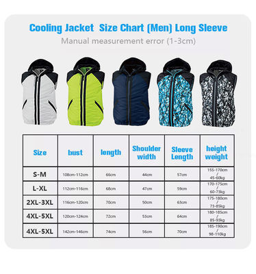 کت و شلوار تهویه مطبوع ضد آفتاب خاکستری 3XL Aircon Clothes