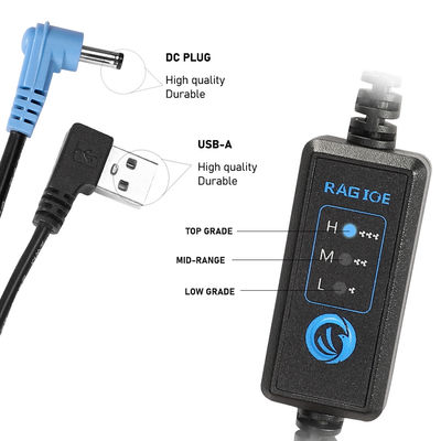 لباس تهویه مطبوع بادشکن فن خنک کننده 10050mAh