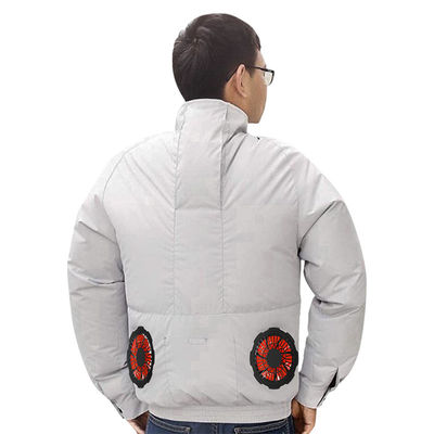 پیراهن تهویه مطبوع بافتنی 4XL ژاکت خنک کننده AC قابل تنفس