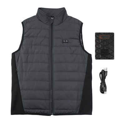 OEM Worsted Outdoor گرم می شود Vest جلیقه گرم کننده با باتری
