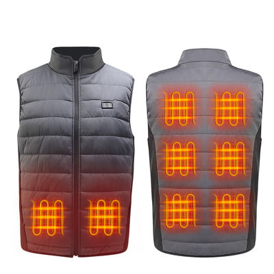 OEM USB برقی گرم می شود Padded Gilet FCC گرم می شود Battery Heat جلیقه