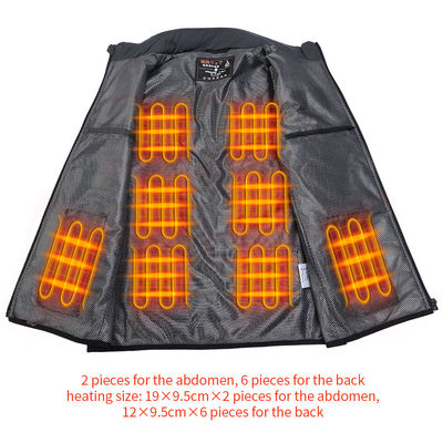 OEM Worsted Outdoor گرم می شود Vest جلیقه گرم کننده با باتری
