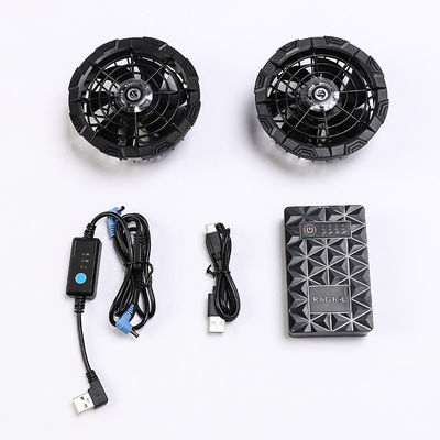 10050mAh فن لباس تهویه مطبوع 5 ولت باتری جلیقه خنک کننده