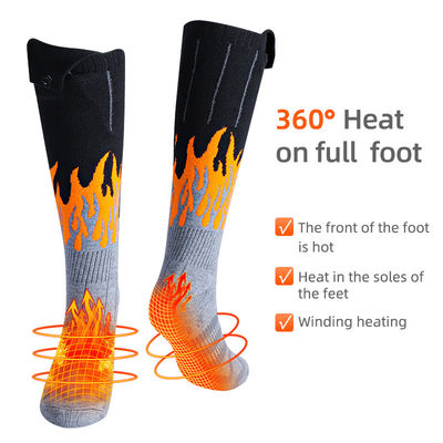 جوراب برقی حرارتی زمستانی قابل شستشو با باتری قابل شارژ