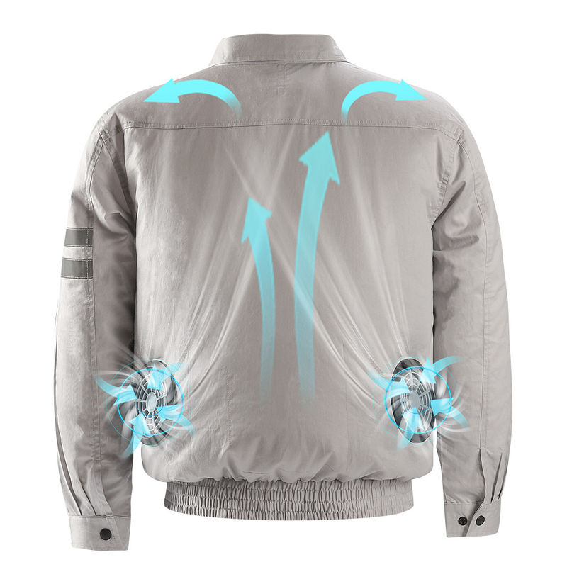 ژاکت تهویه مطبوع 5 ولتی پوشاک یکنواخت 3XL 4XL اندازه